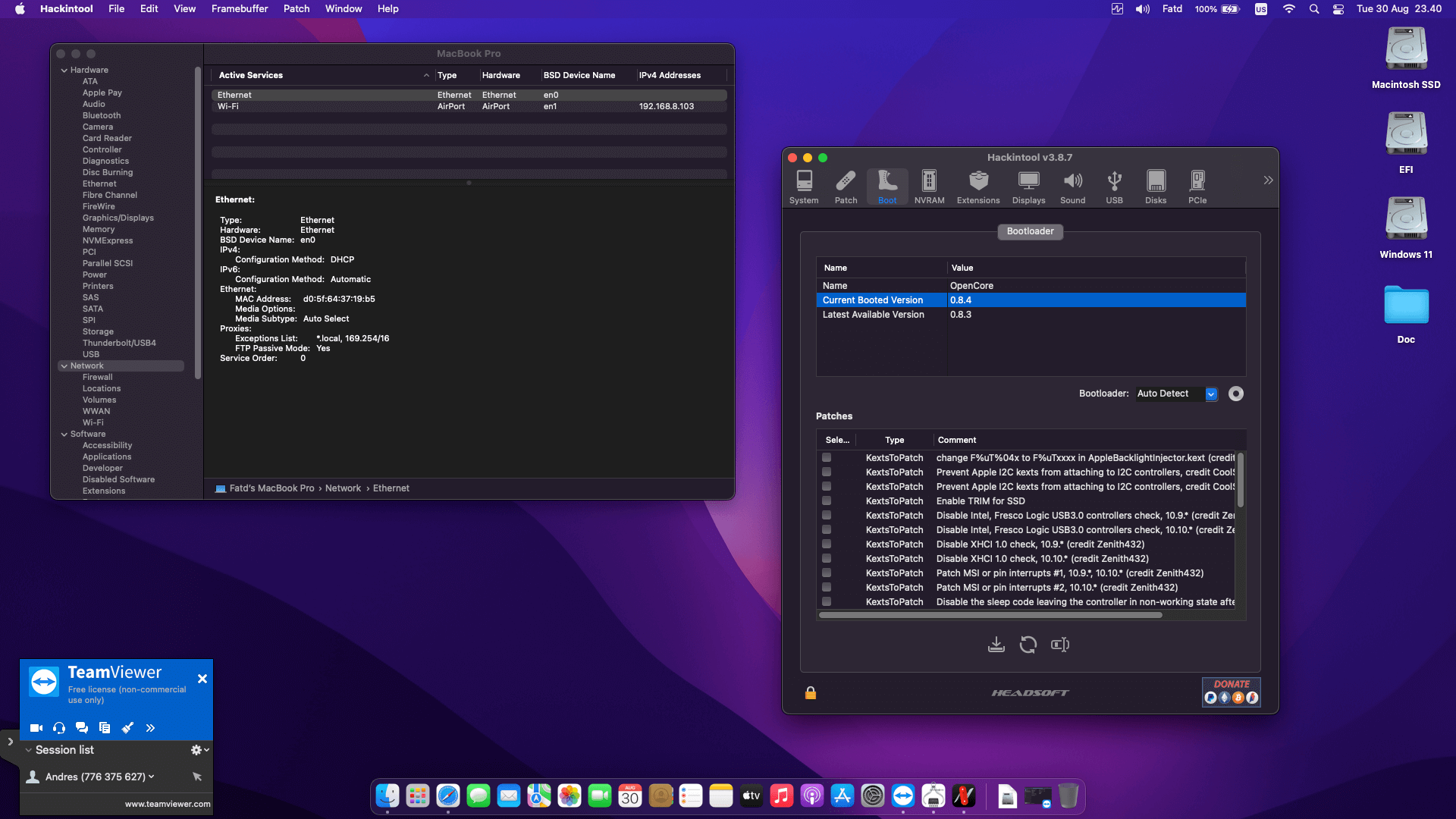 Acer Aspire 5 A514 52G 71XL [CometLake   Intel UHD 10Th Gen + I2C]   OpenCore 8